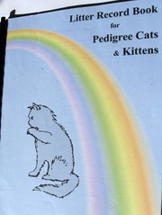 Litter Record Book for Pedigree Cats and Kittens
